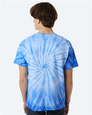 Dyenomite Cyclone Pinwheel Tie-Dyed T-Shirt 200CY - Royal