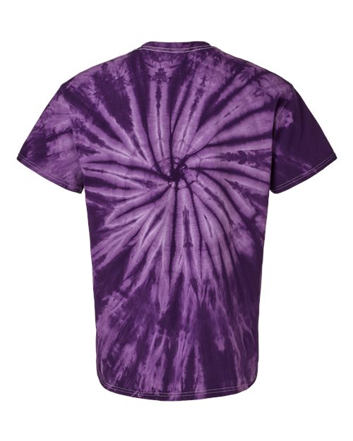 Dyenomite Cyclone Pinwheel Tie-Dyed T-Shirt 200CY - Purple
