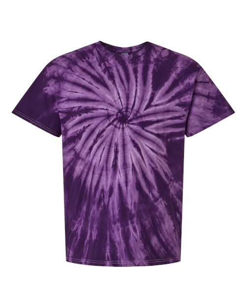 Dyenomite Cyclone Pinwheel Tie-Dyed T-Shirt 200CY - Purple