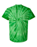 Dyenomite Cyclone Pinwheel Tie-Dyed T-Shirt 200CY - Kelly