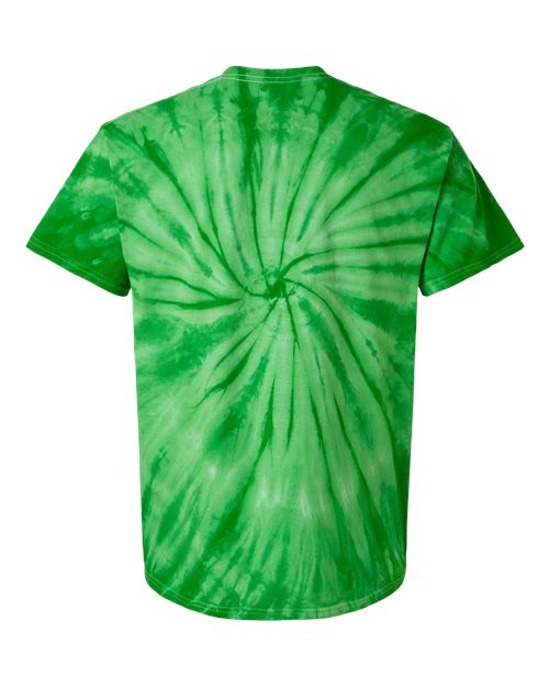Dyenomite Cyclone Pinwheel Tie-Dyed T-Shirt 200CY - Kelly