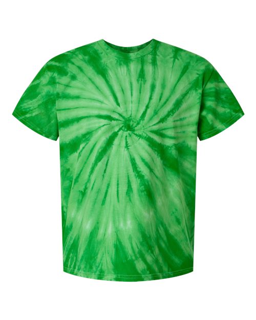 Dyenomite Cyclone Pinwheel Tie-Dyed T-Shirt 200CY - Kelly