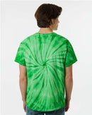 Dyenomite Cyclone Pinwheel Tie-Dyed T-Shirt 200CY - Kelly