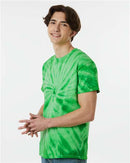Dyenomite Cyclone Pinwheel Tie-Dyed T-Shirt 200CY - Kelly