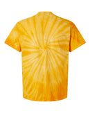 Dyenomite Cyclone Pinwheel Tie-Dyed T-Shirt 200CY - Gold