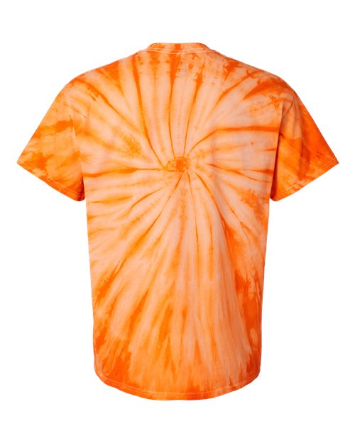 Dyenomite Cyclone Pinwheel Tie-Dyed T-Shirt 200CY - Orange