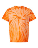 Dyenomite Cyclone Pinwheel Tie-Dyed T-Shirt 200CY - Orange