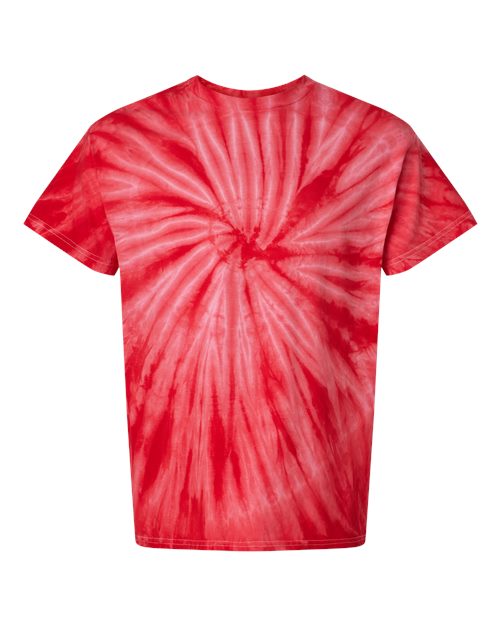 Dyenomite Cyclone Pinwheel Tie-Dyed T-Shirt 200CY - Red