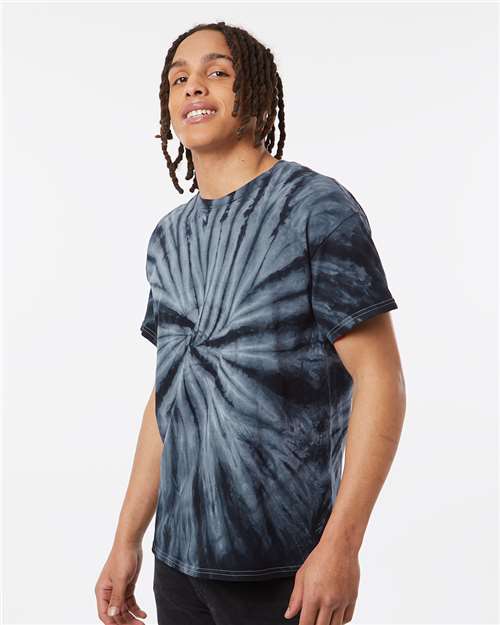 Dyenomite Cyclone Pinwheel Tie-Dyed T-Shirt 200CY - Black