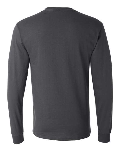 JERZEES Dri-Power® Long Sleeve 50/50 T-Shirt 29LSR - Charcoal Grey