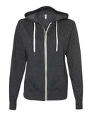 Independent Trading Co. Heathered French Terry Full-Zip Hooded Sweatshirt PRM90HTZ