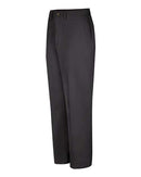 Red Kap Plain Front Casual Cotton Pants PC44 - Black - 32I