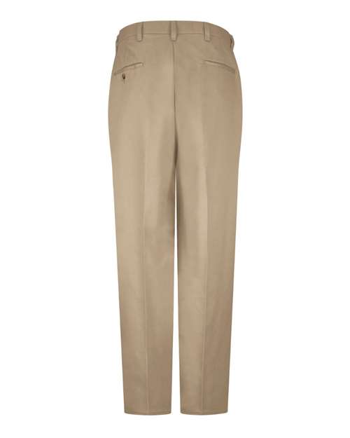 Red Kap Plain Front Casual Cotton Pants PC44 - Khaki - 30I