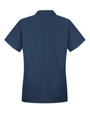 Red Kap Women's Loose Fit Short Sleeve Button Smock TP23