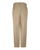 Red Kap Plain Front Casual Cotton Pants PC44 - Khaki - Unhemmed