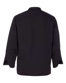 Chef Designs Black Knot Button Chef Coat 0427