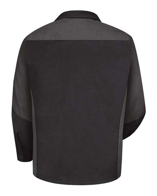 Red Kap Long Sleeve Automotive Crew Shirt SY10