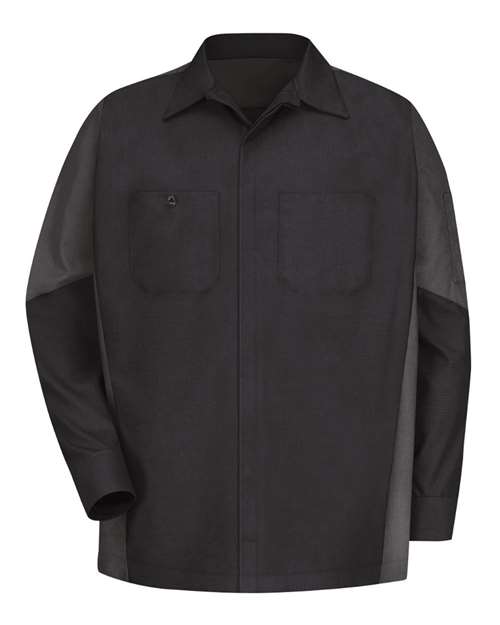 Red Kap Long Sleeve Automotive Crew Shirt SY10