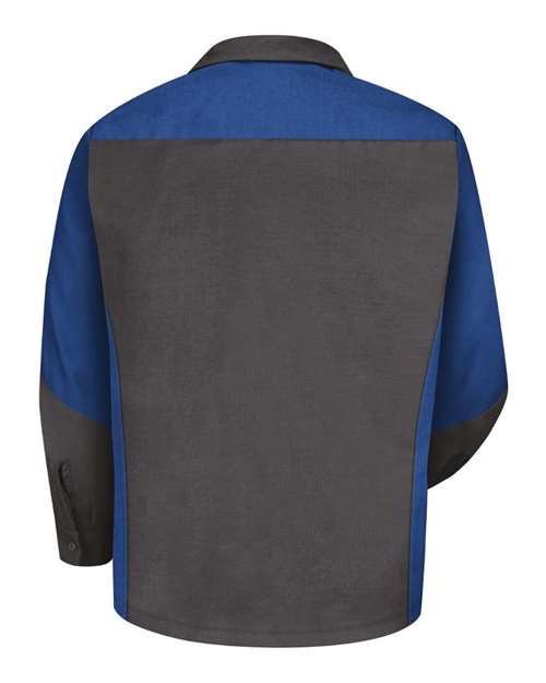 Red Kap Long Sleeve Automotive Crew Shirt SY10