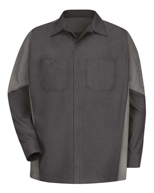 Red Kap Long Sleeve Automotive Crew Shirt SY10