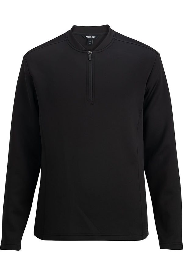 Edwards Point Grey Mens Quarter Zip [#3482]