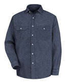 Red Kap Deluxe Denim Long Sleeve Shirt SD78
