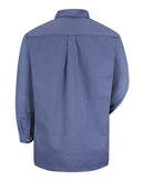 Red Kap Mini-Plaid Uniform Long Sleeve Shirt SP74