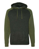 Independent Trading Co. Raglan Hooded Sweatshirt IND40RP