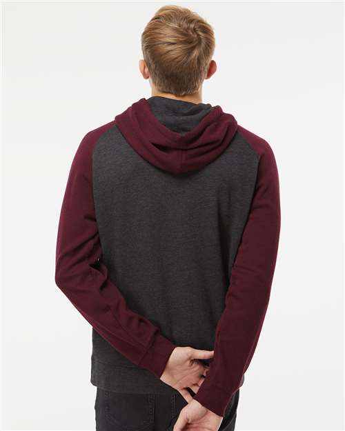 Independent Trading Co. Raglan Hooded Sweatshirt IND40RP