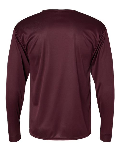 C2 Sport Performance Long Sleeve T-Shirt 5104 - Maroon