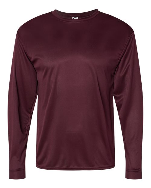 C2 Sport Performance Long Sleeve T-Shirt 5104 - Maroon