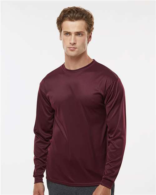 C2 Sport Performance Long Sleeve T-Shirt 5104 - Maroon