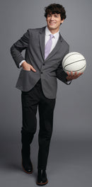 Edwards Point Grey Mens Dress Pant [