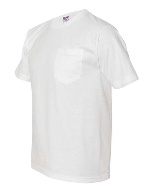 Bayside USA-Made Midweight Pocket T-Shirt 5070