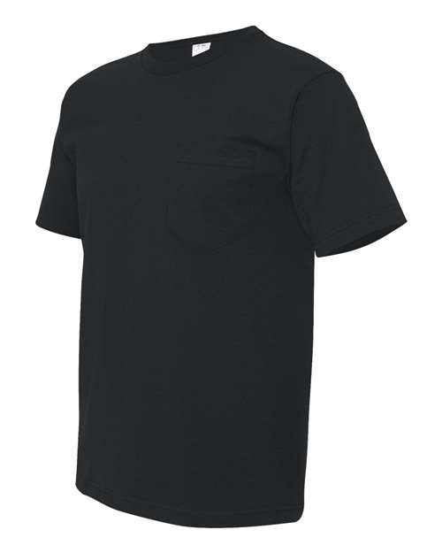 Bayside USA-Made Midweight Pocket T-Shirt 5070