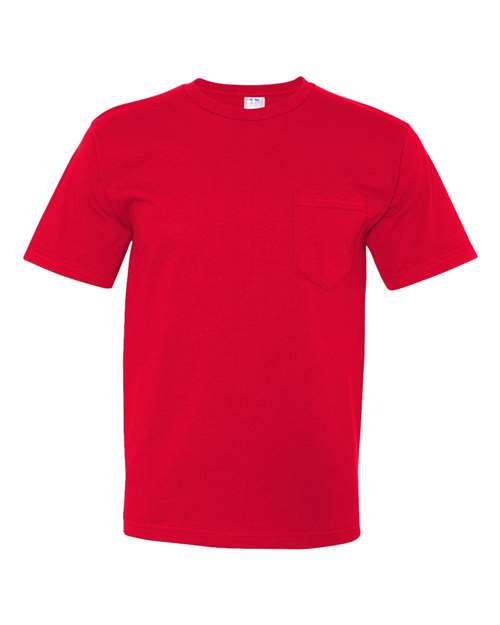 Bayside USA-Made Midweight Pocket T-Shirt 5070