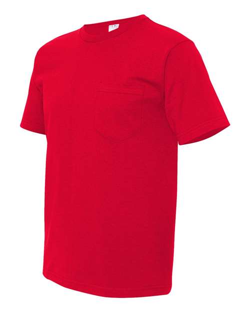 Bayside USA-Made Midweight Pocket T-Shirt 5070
