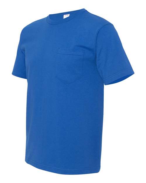 Bayside USA-Made Midweight Pocket T-Shirt 5070