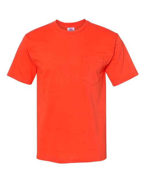 Bayside USA-Made Midweight Pocket T-Shirt 5070