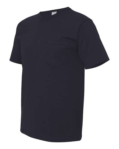 Bayside USA-Made Midweight Pocket T-Shirt 5070