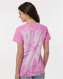 Dyenomite Cyclone Pinwheel Tie-Dyed T-Shirt 200CY - Pink