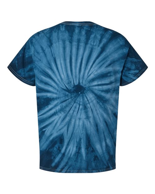 Dyenomite Cyclone Pinwheel Tie-Dyed T-Shirt 200CY - Navy