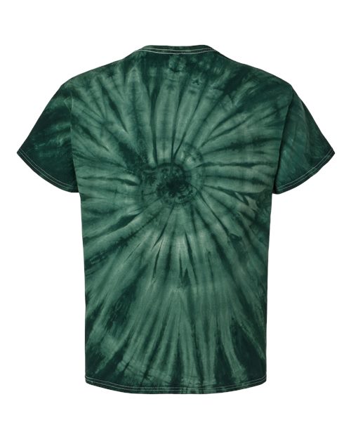 Dyenomite Cyclone Pinwheel Tie-Dyed T-Shirt 200CY - Forest