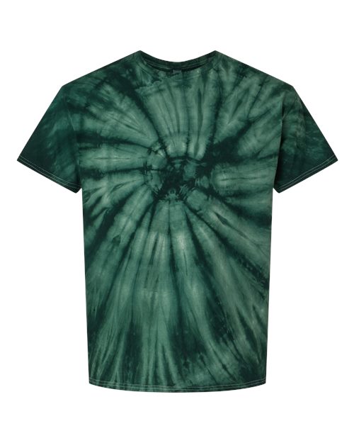 Dyenomite Cyclone Pinwheel Tie-Dyed T-Shirt 200CY - Forest