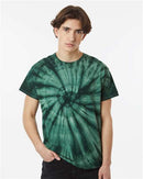 Dyenomite Cyclone Pinwheel Tie-Dyed T-Shirt 200CY - Forest