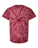 Dyenomite Cyclone Pinwheel Tie-Dyed T-Shirt 200CY - Maroon
