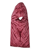 Dyenomite Cyclone Pinwheel Tie-Dyed T-Shirt 200CY - Maroon
