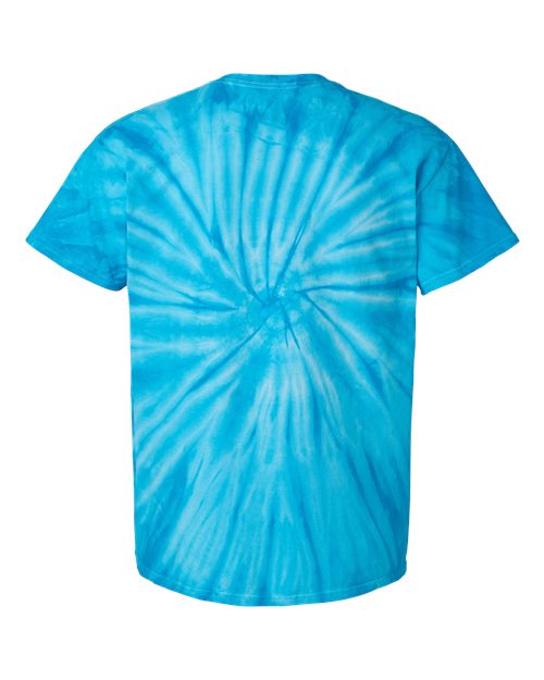 Dyenomite Cyclone Pinwheel Tie-Dyed T-Shirt 200CY - Turquoise