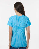 Dyenomite Cyclone Pinwheel Tie-Dyed T-Shirt 200CY - Turquoise