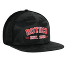 Rothco Est. 1953 Embroidered Midnight Black Camo Trucker Hat. Item